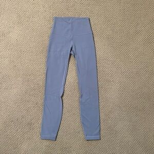 Light Blue Lululemon Align 28” High-rise leggings